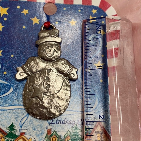 Lindsey Claire fine Pewter Christmas Ornament - Picture 6 of 6